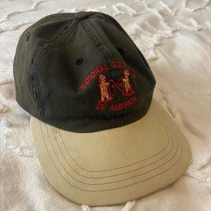 Vintage two tone golf baseball hat
